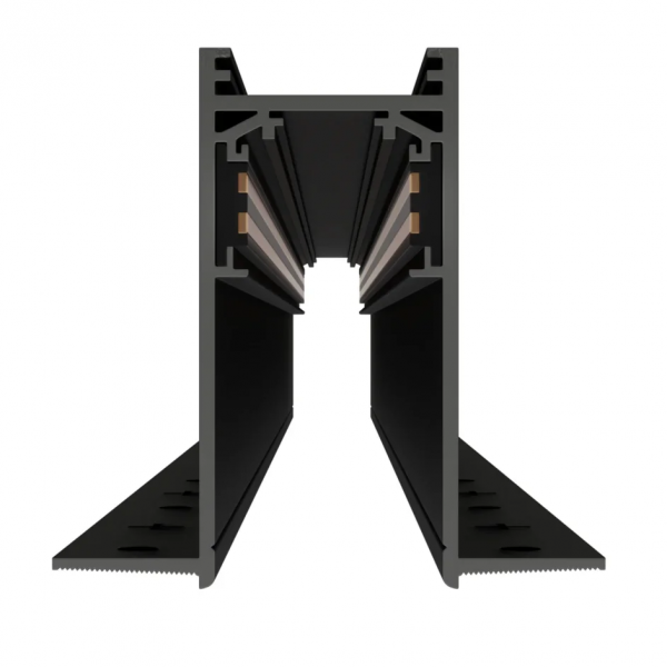 Трековая система встраиваемая MAGNETIC S20 NEW 48V 4TRA BLACK 3000x70x52mm