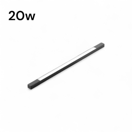 Светильник LINER MAGNETIC S25 48V 20W 120° 4000K CRI90 OSRAM | Черный корпус L636mm