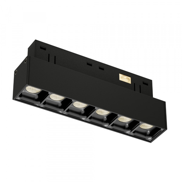 Светильник LINER BLACK MASK MAGNETIC S20 48V 6W 36° 4000K CRI90 OSRAM | Черный корпус L112mm