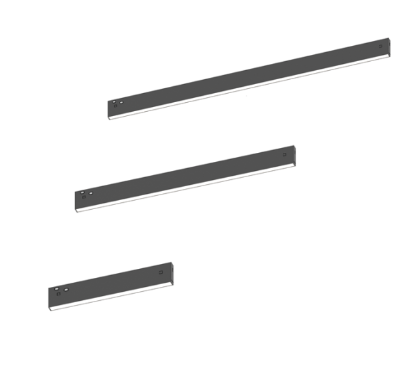 Светильник LINER MAGNETIC S10 48V 10W 120° 3000/4000/6000K CRI90 OSRAM | Черный корпус L200mm