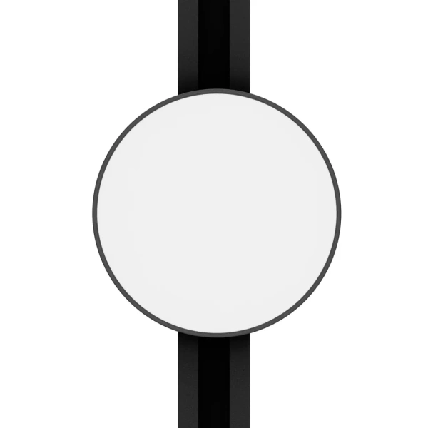 Трековый светильник RONDO 12W D113x30mm 3000К/4000K/6000К 2TRA | Черный корпус