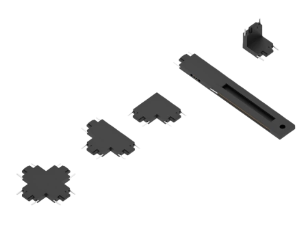 Прямой соединитель для шинопровода H4, Черный