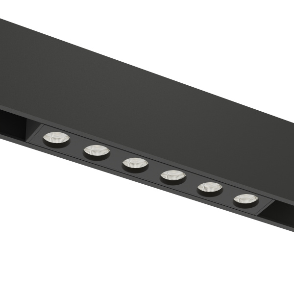 Светильник LINER BLACK MASK MAGNETIC S15 48V 6W 36° 3000K CRI90 OSRAM | Черный корпус L118mm