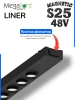 Светильник LINER BLACK MASK MAGNETIC S25 48V 12W 36° 4000K CRI90 OSRAM | Черный корпус L295mm