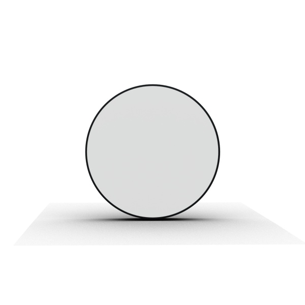 Светильник накладной RONDO 36W Black 4000K | Ø300x60mm 