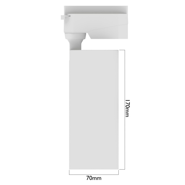Светильник CITY NEW 35W 3ССТ 3000/4000/6000К CRI85 36° Белый 2TRA однофазный 220V 70x168mm