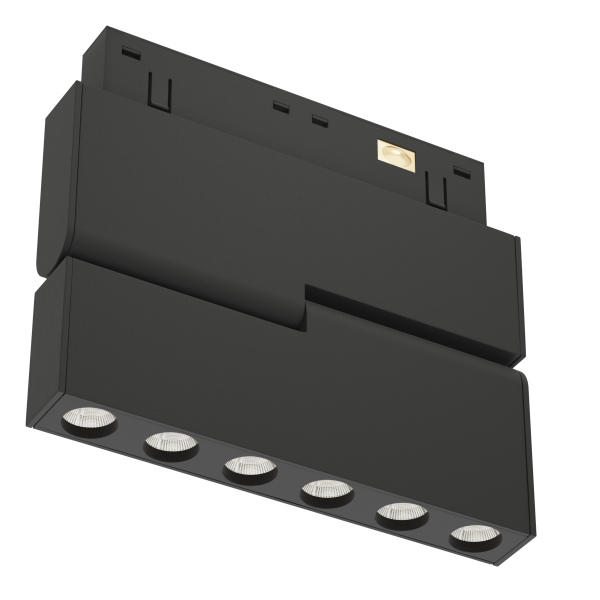 Светильник SPOT BLACK BOOK MAGNETIC S15 48V 6W 36° CRI90 OSRAM 4000K | Черный корпус L118хH100mm