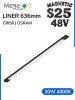 Светильник LINER MAGNETIC S25 48V 20W 120° 4000K CRI90 OSRAM | Черный корпус L636mm