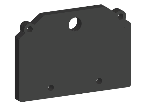 Заглушка к трековой системе для натяжных потолков S10 Black