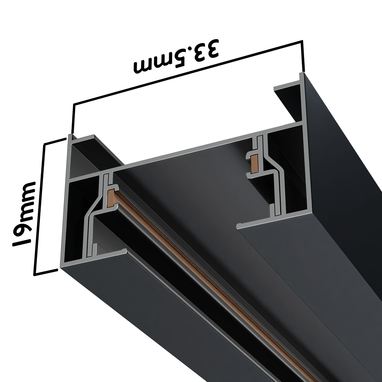 Универсальная однофазная двухконтактная трековая система CITY 2TRA 220V