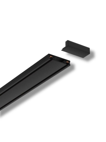 Трековая система накладная MAGNETIC H5 48V 2TRA BLACK 1500x25x5.5mm