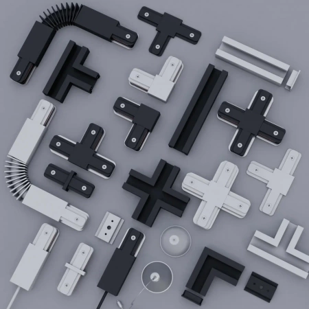 Коннектор гибкий 2TRA White