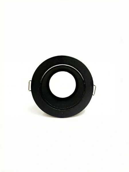 Светильник встраиваемый CITY DLW MR16 BLACK | Ø90 (75)xH45mm Electroplating