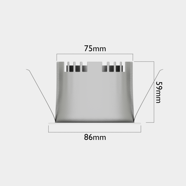 Светильник CITY DL LED 12/12W 24°/100° 4000K | R85(75)х85мм | 220V