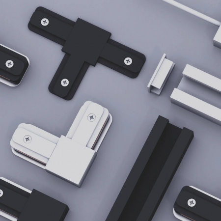 Трековая система серии CITY 2TRA | WHITE 3000x34x19mm | 220V