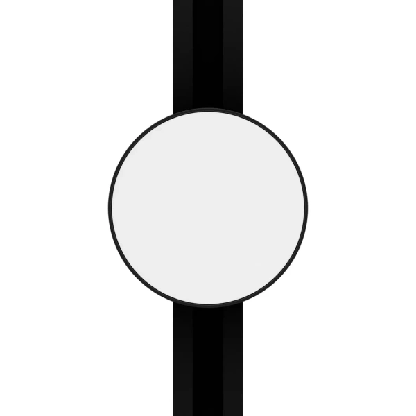 Трековый светильник RONDO 9W D93x30mm 3000К/4000K/6000К 2TRA | Черный корпус